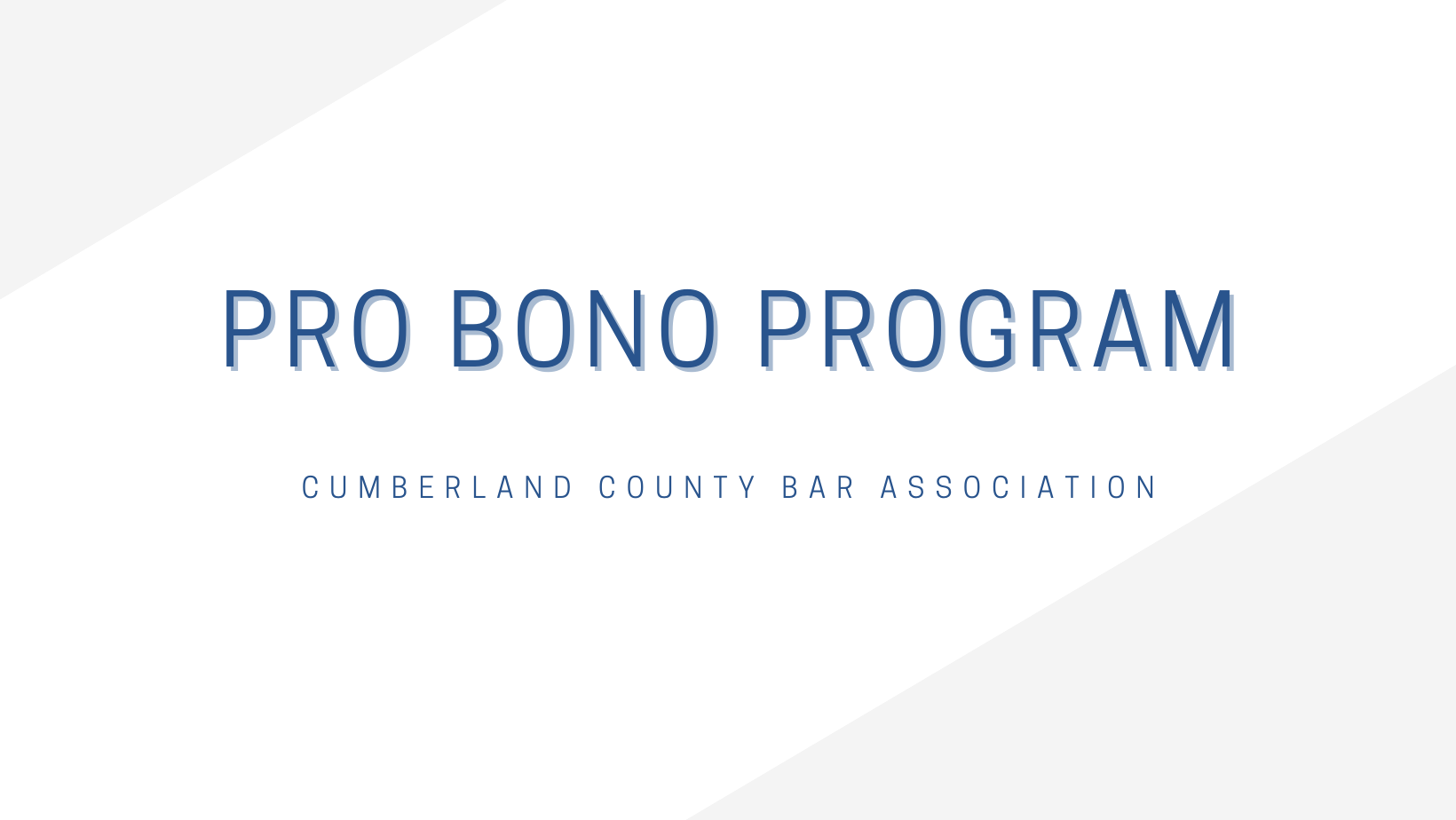 Cumberland County Bar Association Programs And Services Pro Bono Program 1429